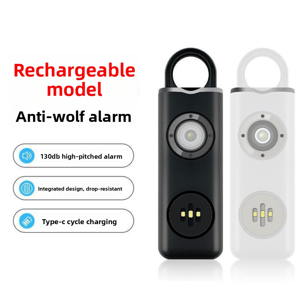 Personal Alarm Keychain - 130 dB lauter persönlicher Sicherheitsalarm mit