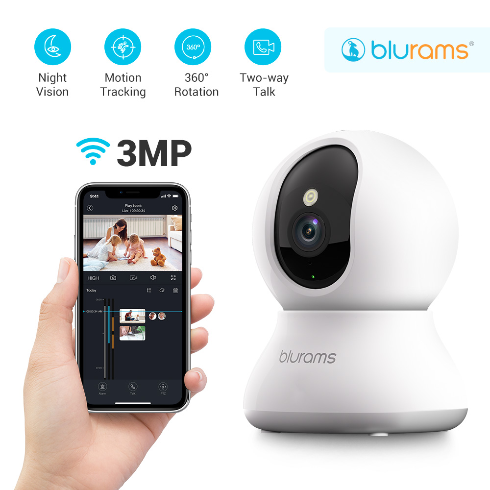 Eufy Camera E220 - Blurams Haustierkamera 2K, 360° ° Überwachungskamera