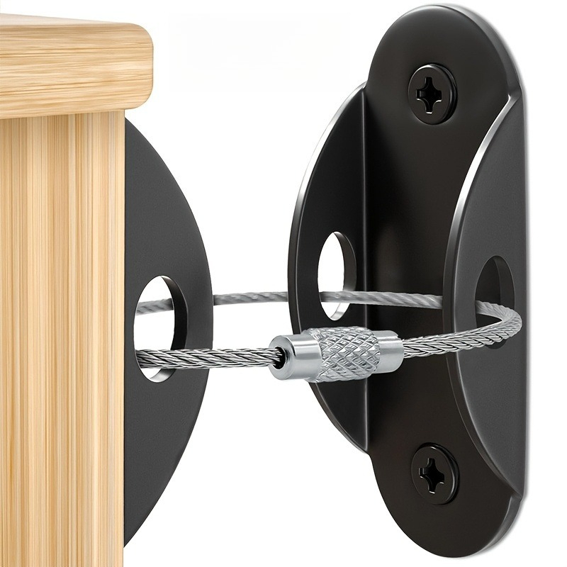 Earthquake Anchor Strap - Möbel-Wandanker mit Kippsicherungsriemen, Tragkraft 400 lbs,