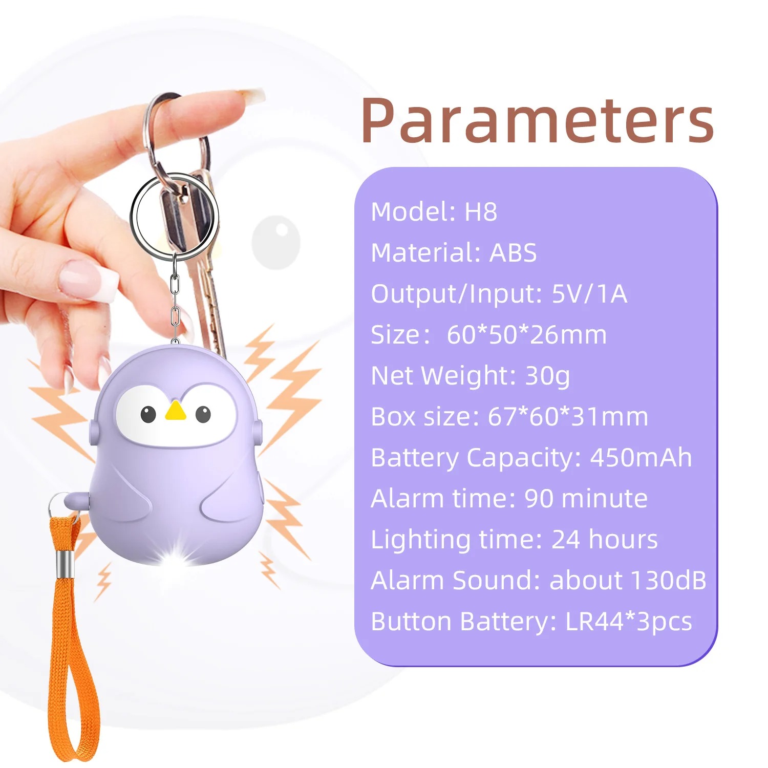 Persönliche Selbstverteidigung – Personal Alarm Keychain Bewertung und Preis