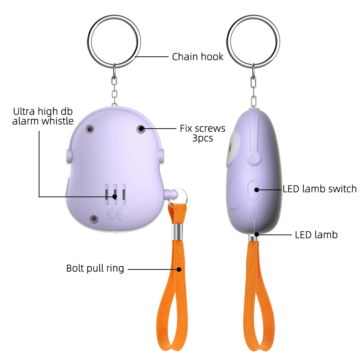 Persönliche Selbstverteidigung – Personal Alarm Keychain Bewertung und Preis