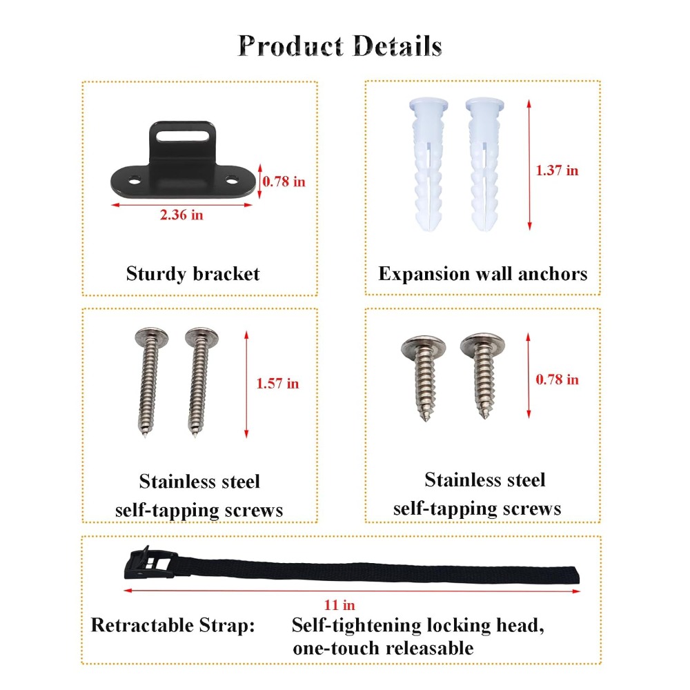Einfach zu installierende, erd – Earthquake Anchor Strap Bewertung und Preis