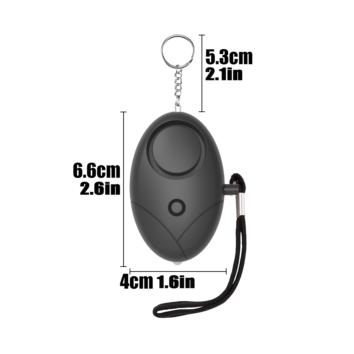 130 dB persönlicher Sicherheit – Personal Alarm Keychain Bewertung und Preis
