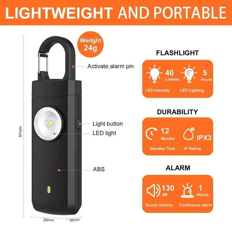 Selbstverteidigung LED Taschen – Personal Alarm Keychain Bewertung und Preis